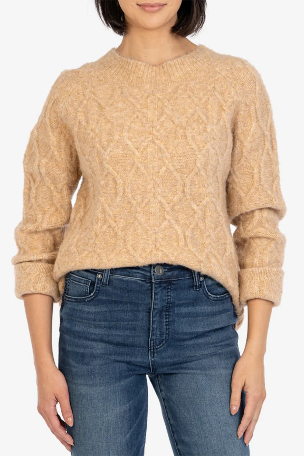 Eudora Cable Knit Pullover Sweater