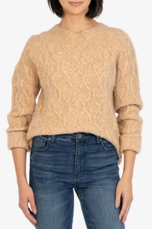 Eudora Cable Knit Pullover Sweater