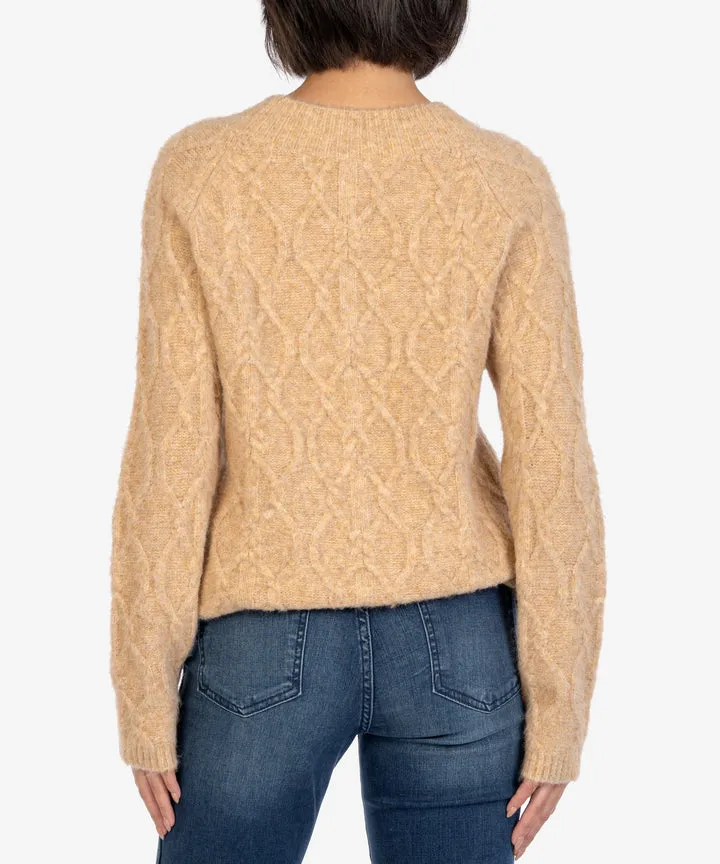 Eudora Cable Knit Pullover Sweater