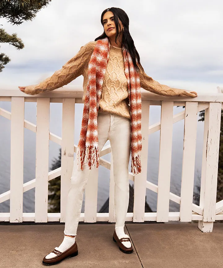 Eudora Cable Knit Pullover Sweater