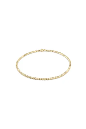 EXTENDS Classic Gold 2mm Bead Bracelet
