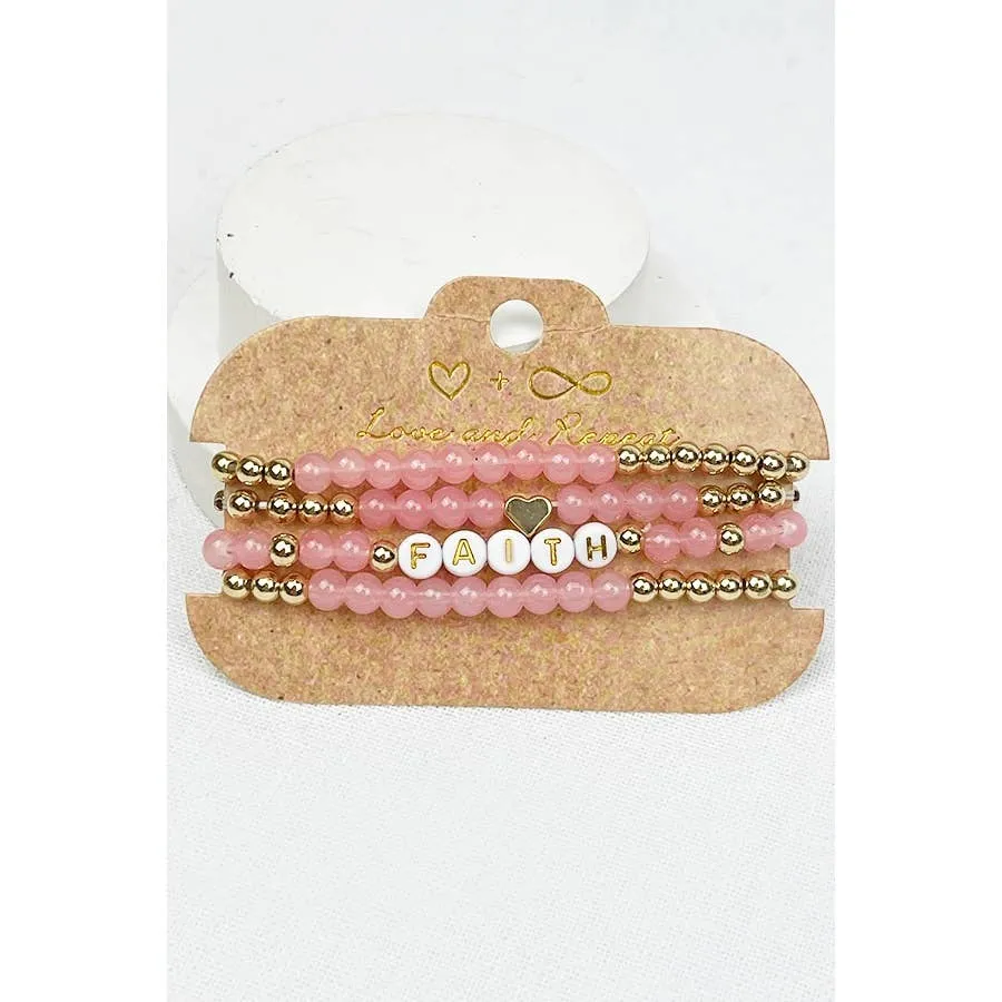 Faith Stack Bracelets