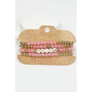 Faith Stack Bracelets