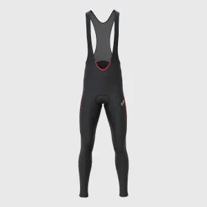 Fdx Arch Men's & Boy's Red Thermal Padded Cycling Cargo Bib Tights