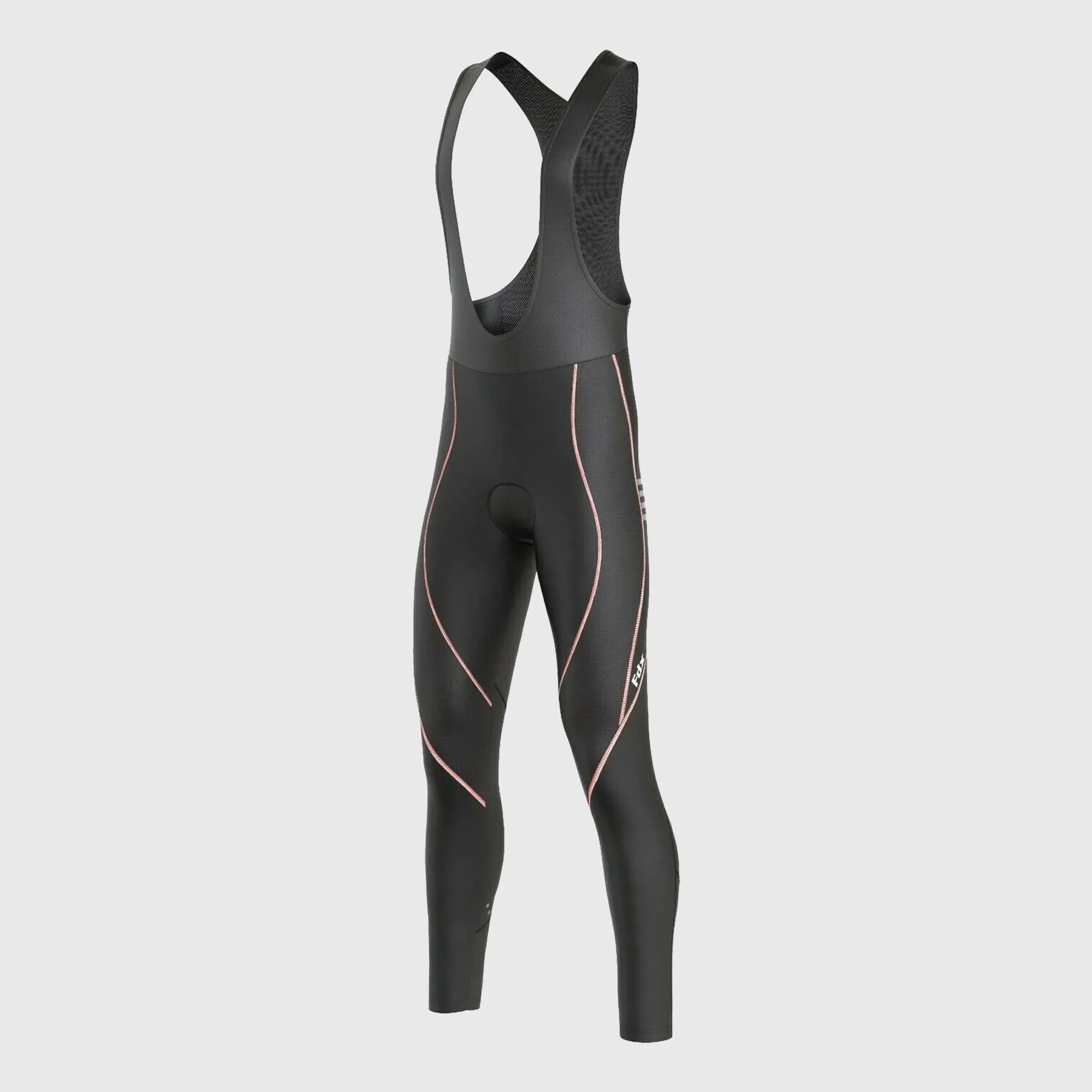 Fdx Divine Men's & Boy's Red Thermal Padded Cycling Bib Tights