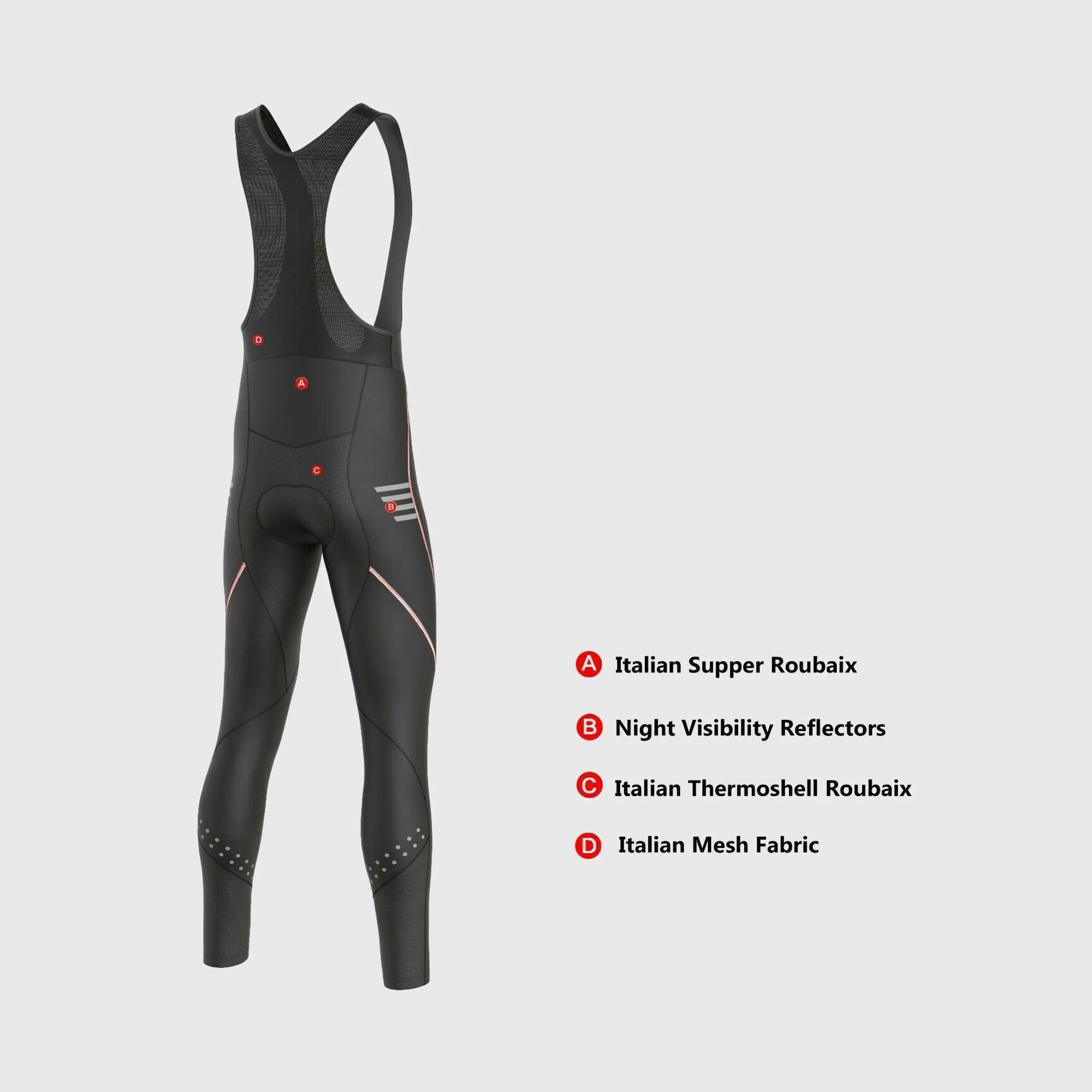 Fdx Divine Pink Women's & Girl's Thermal Padded Winter Bib Tights