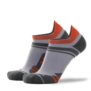 Feathered Runner - Ankle - Orange/Grey