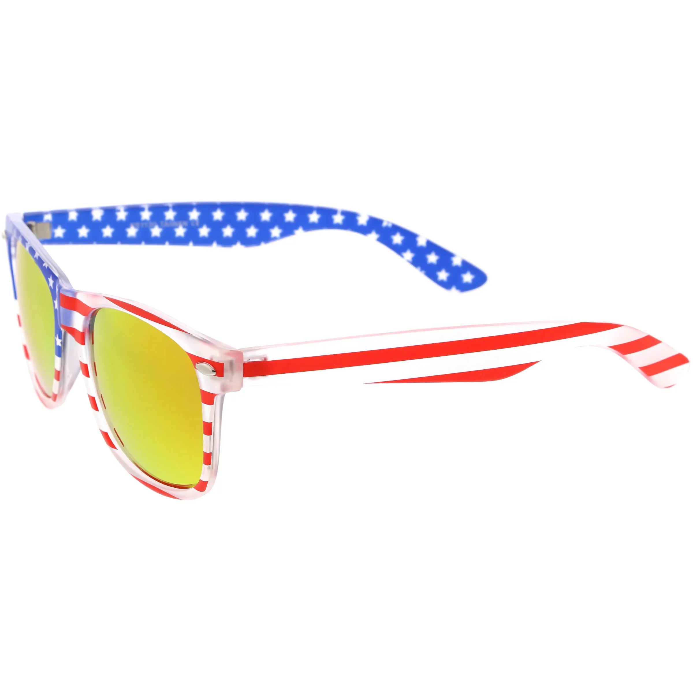 Festival USA Stars & Stripes Mirrored Lens Novelty Sunglasses 9960