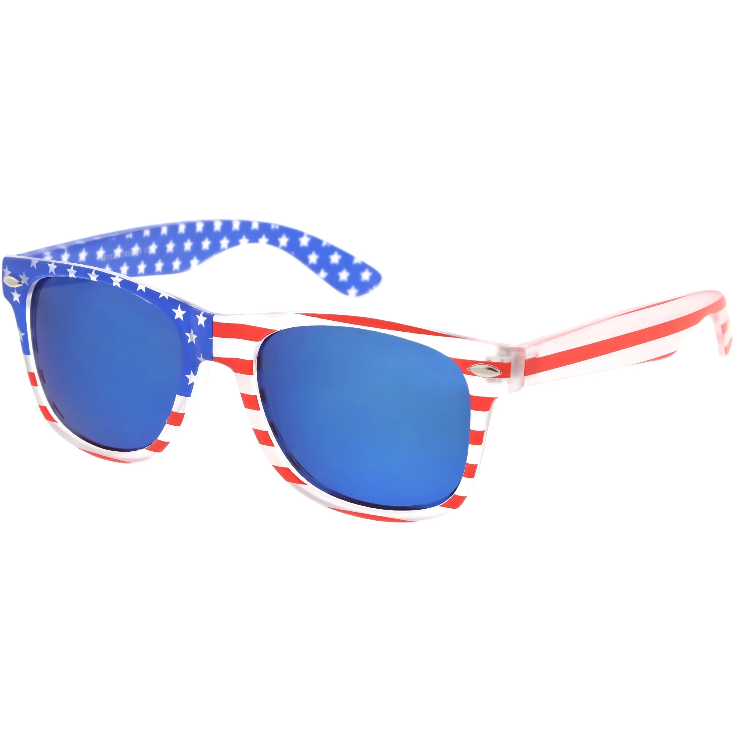 Festival USA Stars & Stripes Mirrored Lens Novelty Sunglasses 9960