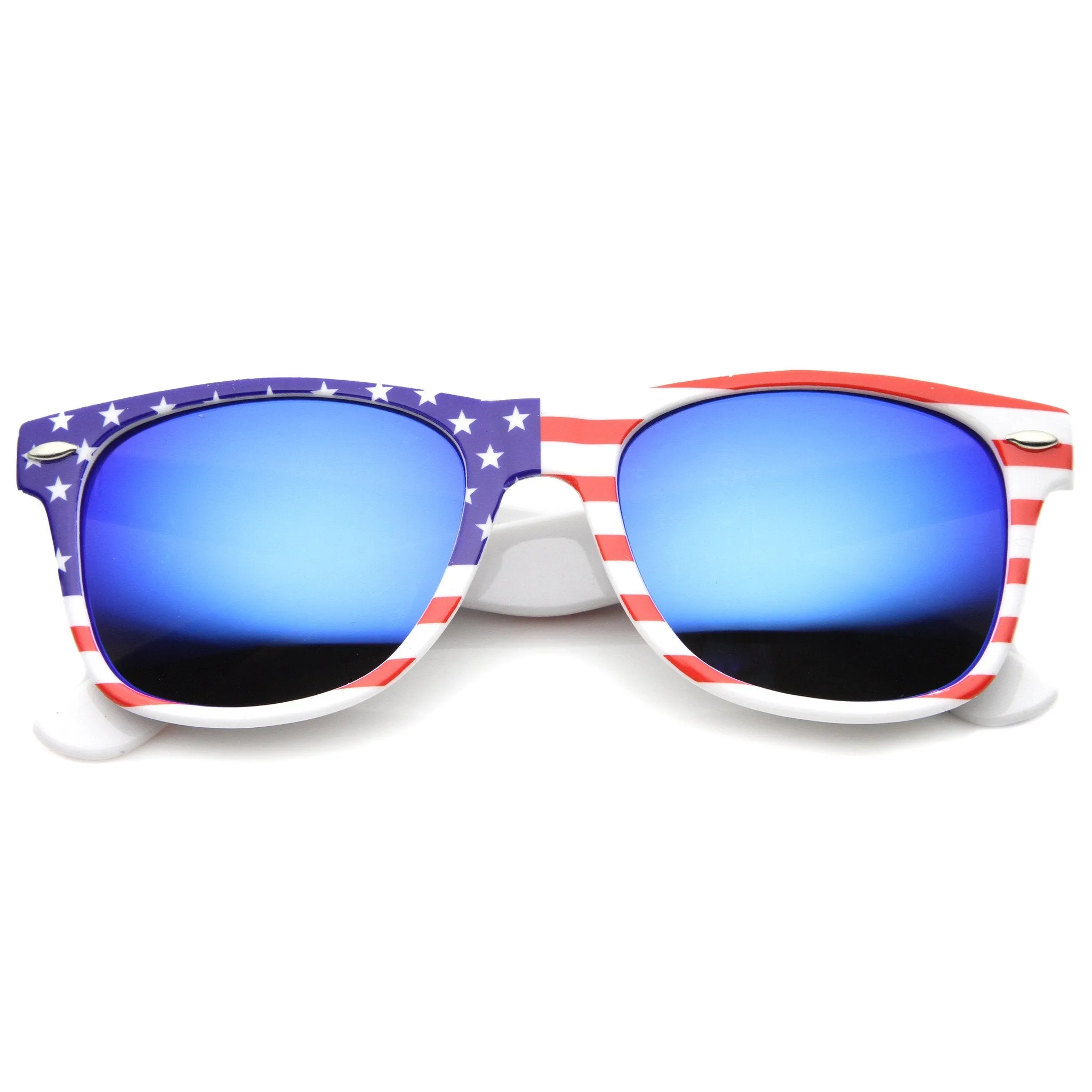 Festival USA Stars & Stripes Mirrored Lens Novelty Sunglasses 9960