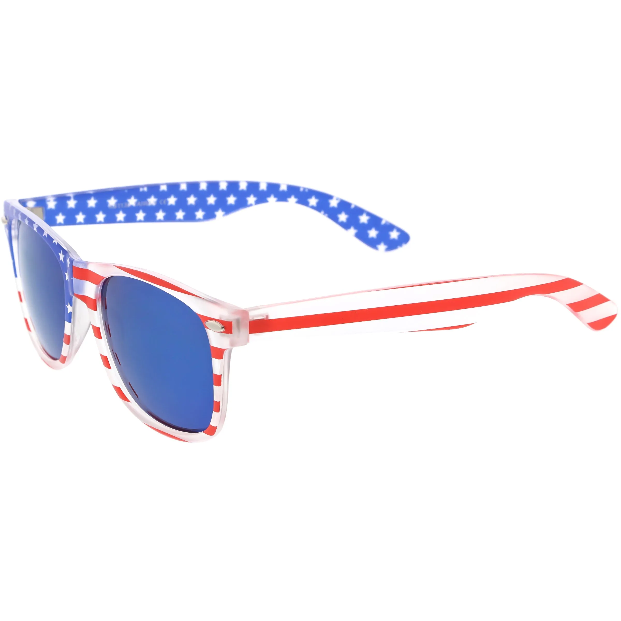 Festival USA Stars & Stripes Mirrored Lens Novelty Sunglasses 9960