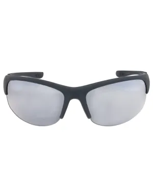 Fila Sport F1033E 035 Wrap Sunglasses | Rubberized Metallic grey Frame | grey Lenses