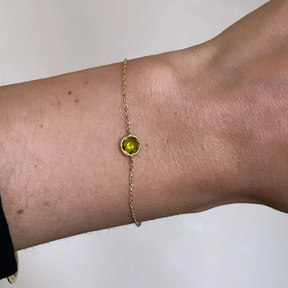 Fine Peridot Bracelet