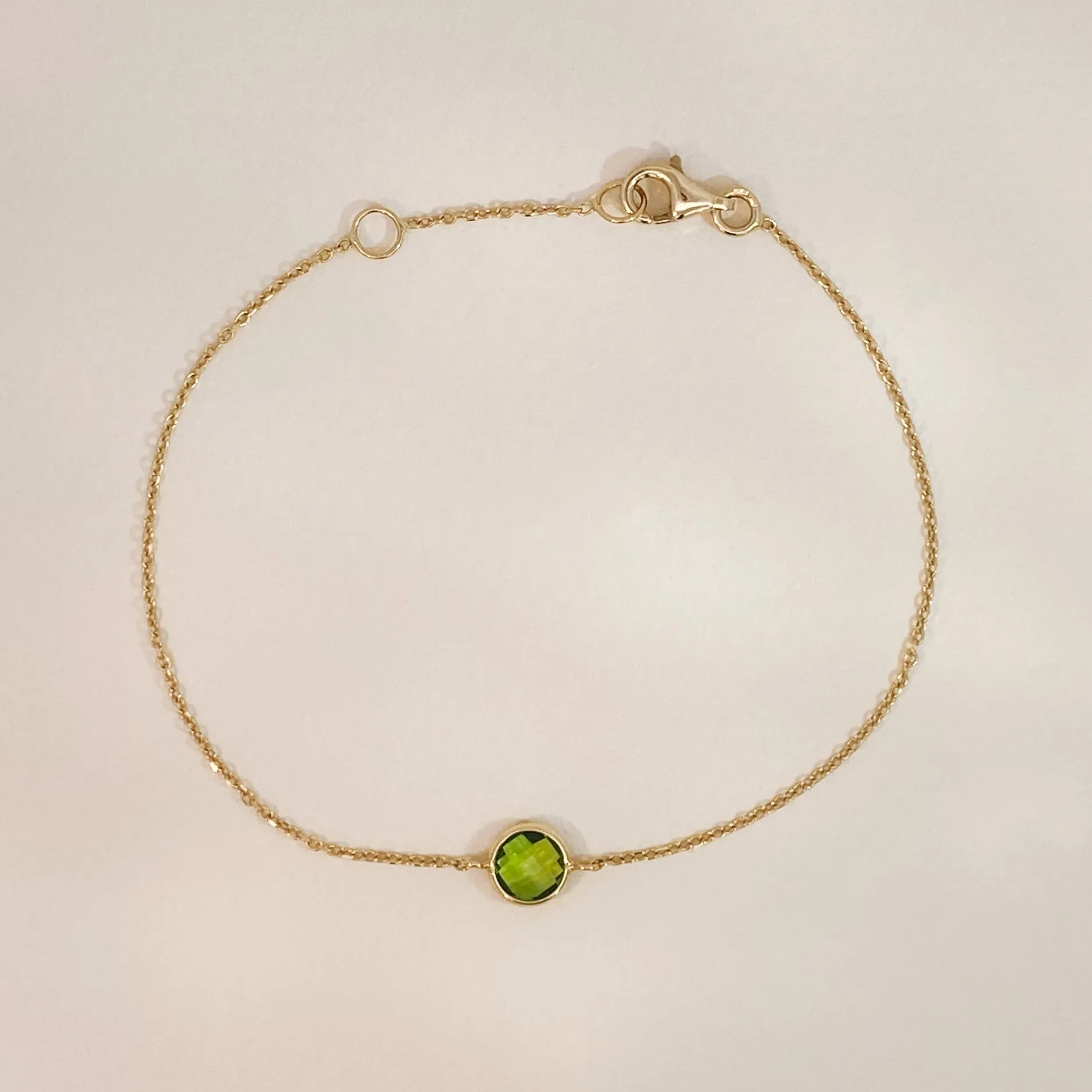 Fine Peridot Bracelet