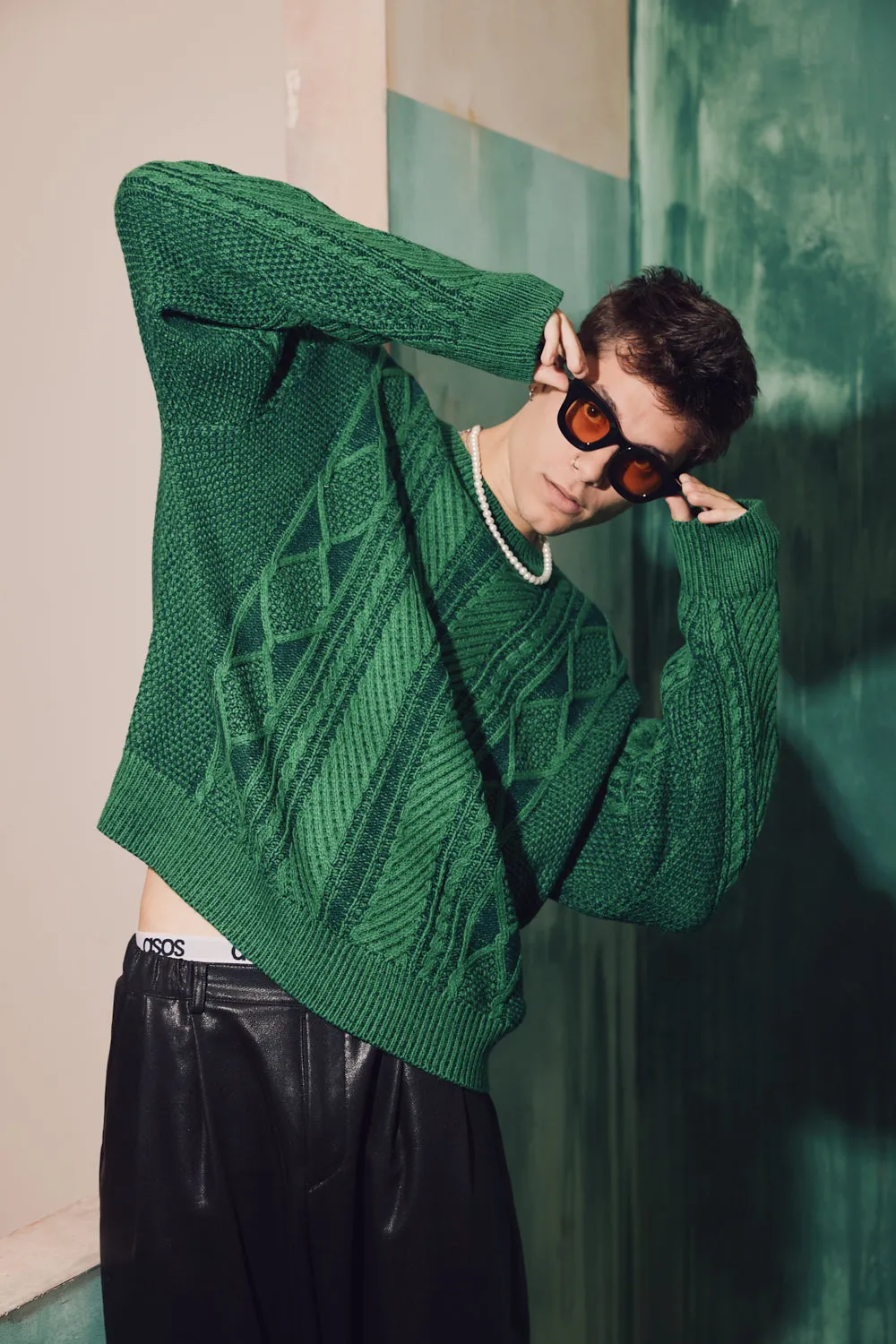 Fisherman Cable Knit Sweater