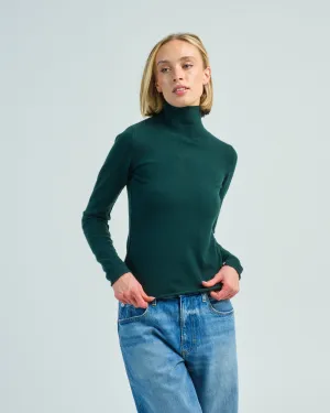 fitted turtleneck