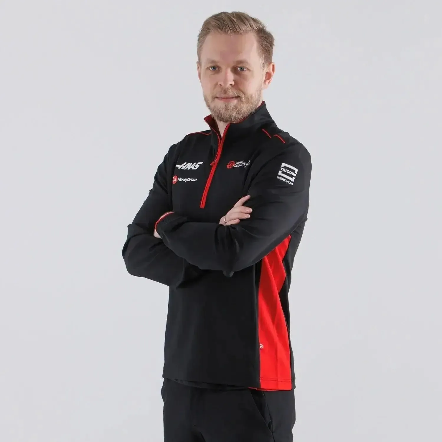 Fitted Zip Sweater / Haas F1 Team