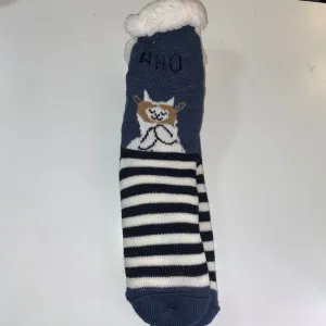 Fleece Lined Slipper Socks (6 Styles)