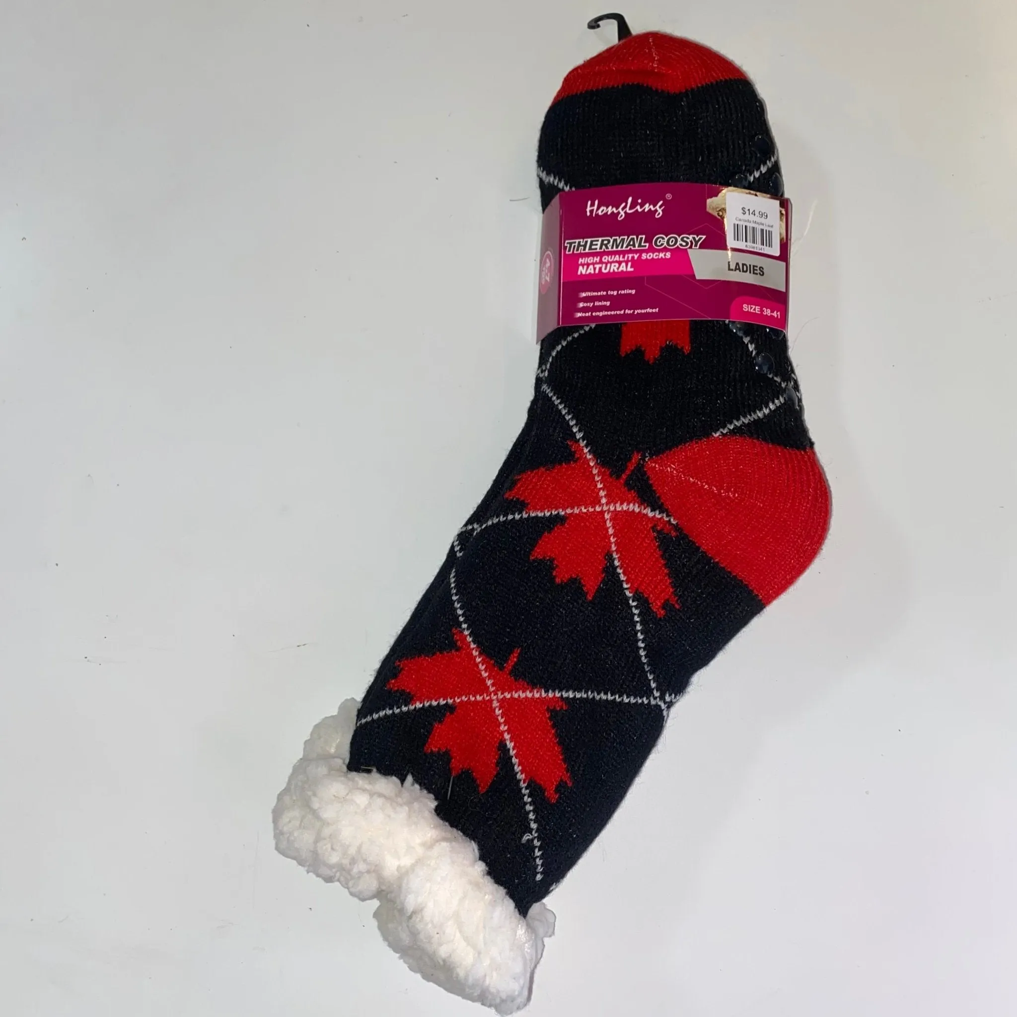 Fleece Lined Slipper Socks (6 Styles)