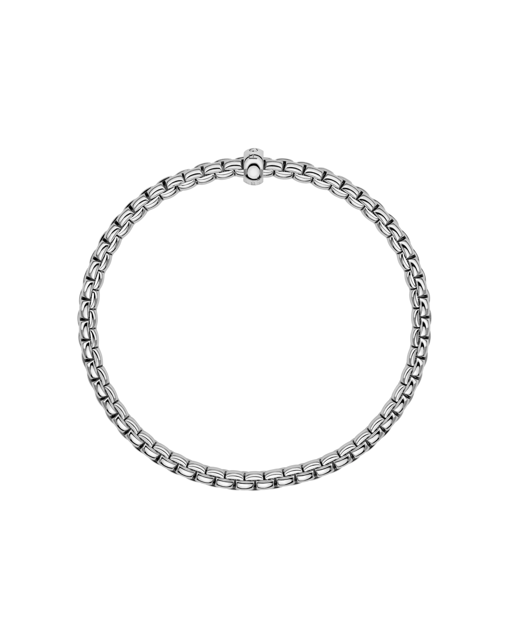 Flex'it bracelet with a white diamond by Fope
