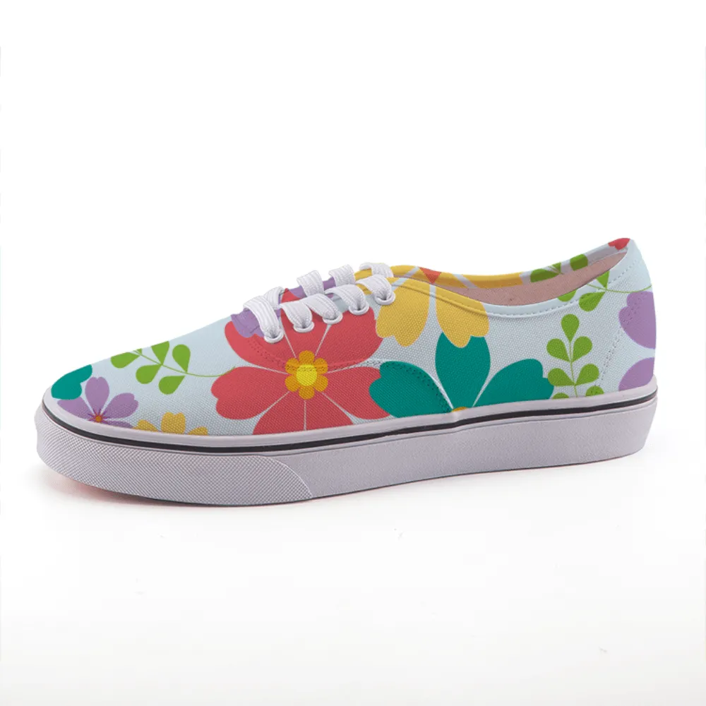 Flower Patch Low-top fashion canvas shoes