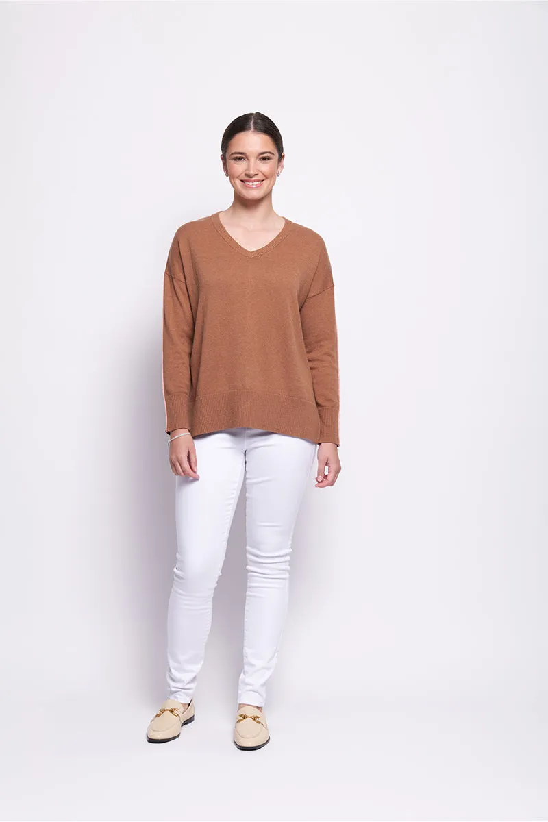 Foil - Born Leader Sweater CF08070. Caramel.