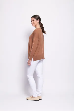 Foil - Born Leader Sweater CF08070. Caramel.