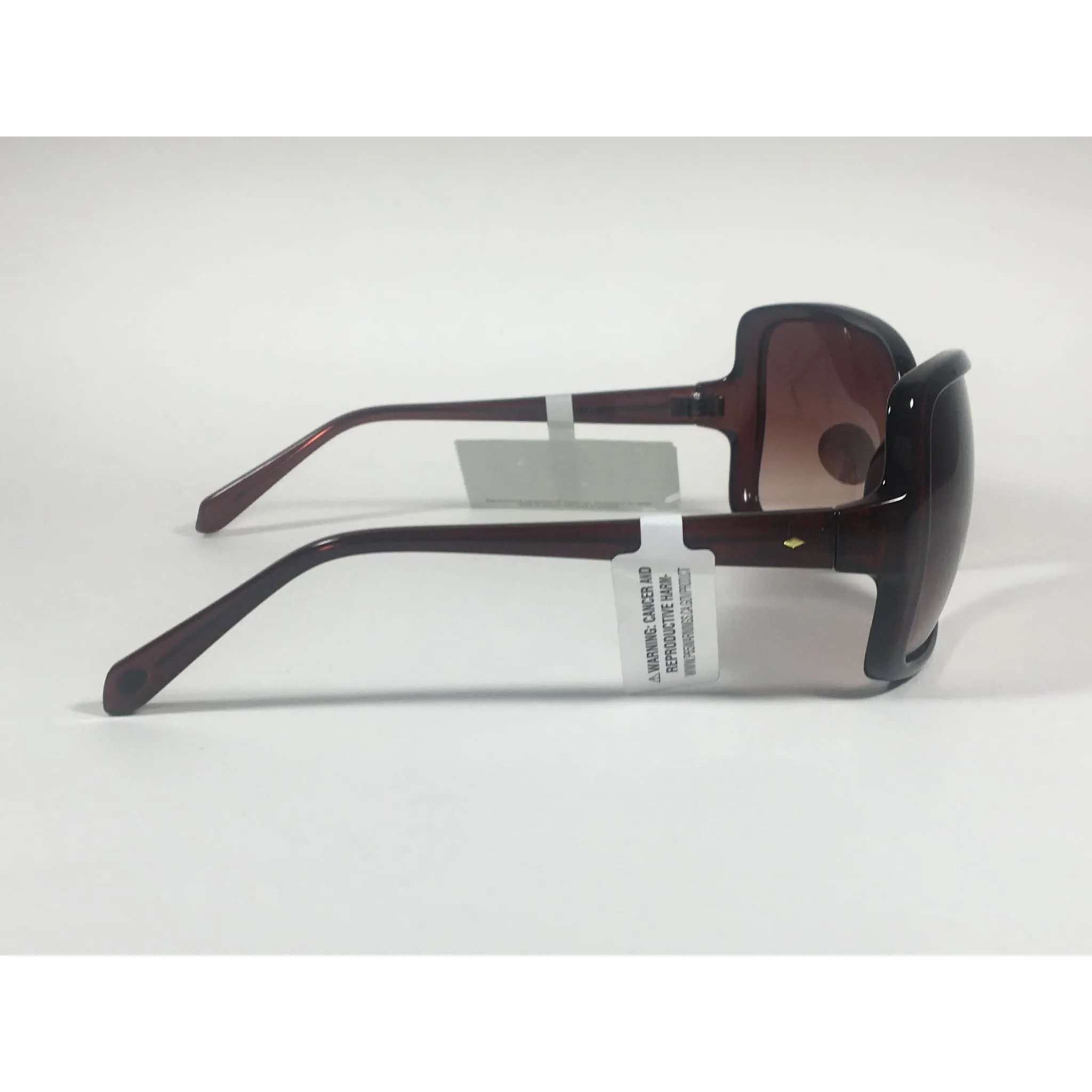 Fossil Butterfly Sunglasses FW40 Dark Brown Crystal Frame Brown Gradient Lens