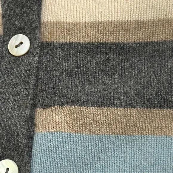 Free cashmere color block cashmere cardigan size medium multi