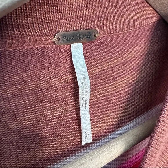 Free People Show Off Your Stripes Sweater Size Small