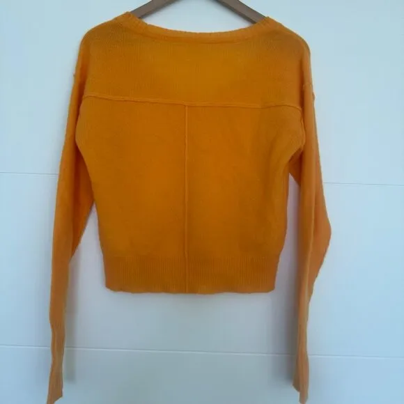 Free People Stellar Cashmere Pullover V Neck Sweater Size Small