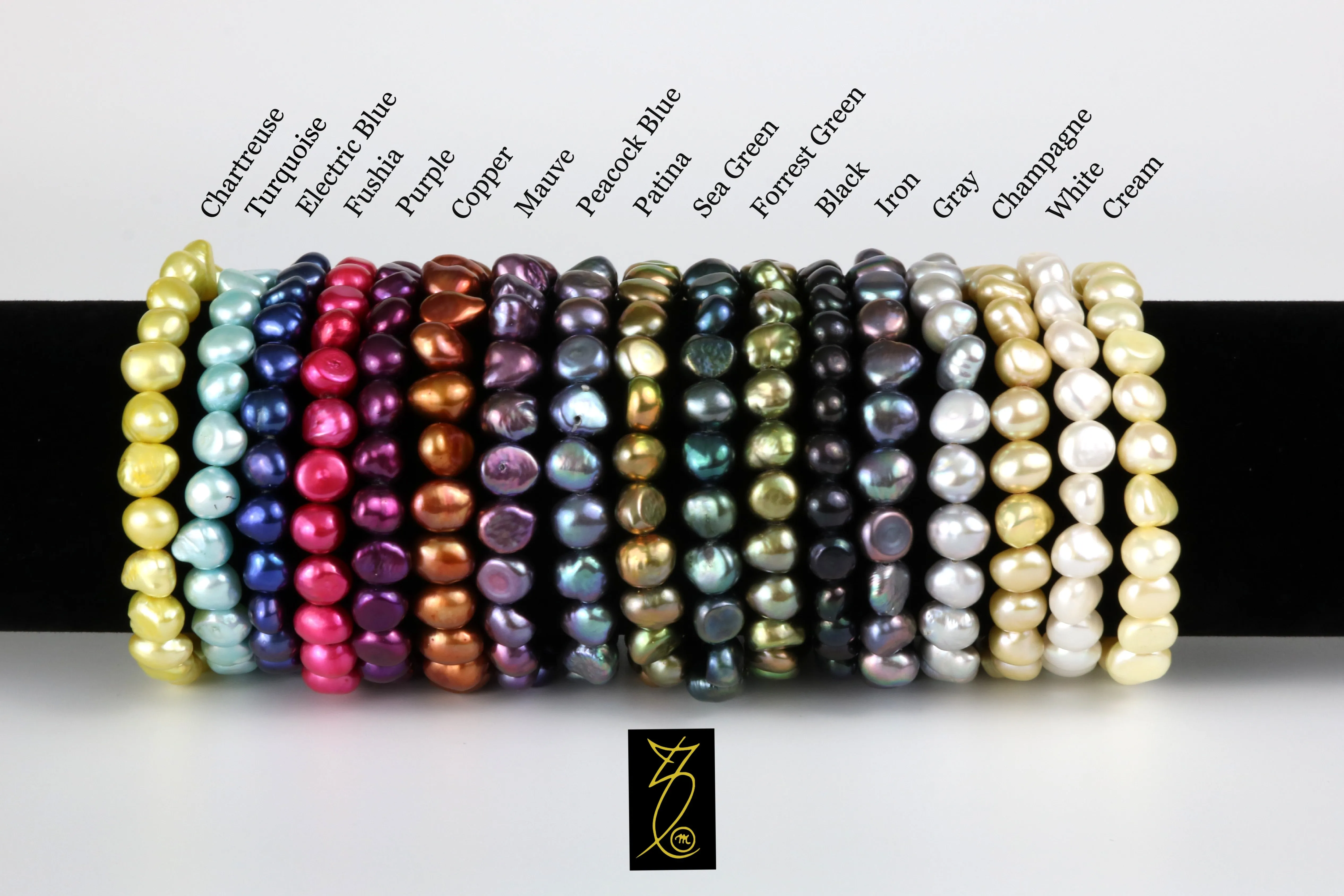 Fresh Water Pearls Fun and Easy Elastic Bracelets - Set of 3