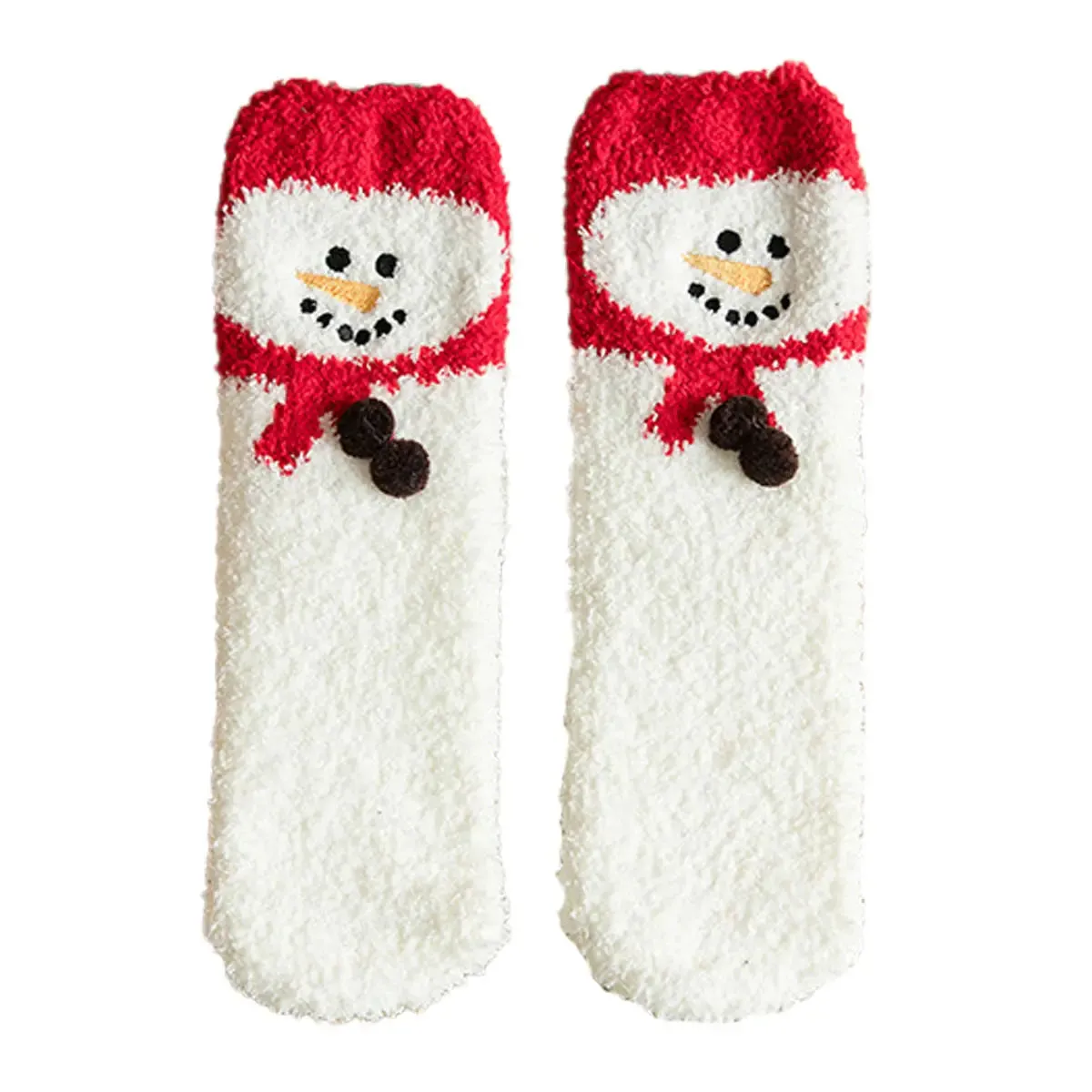 Frosty the Snowman Triangle Box Gift Fuzzy Socks