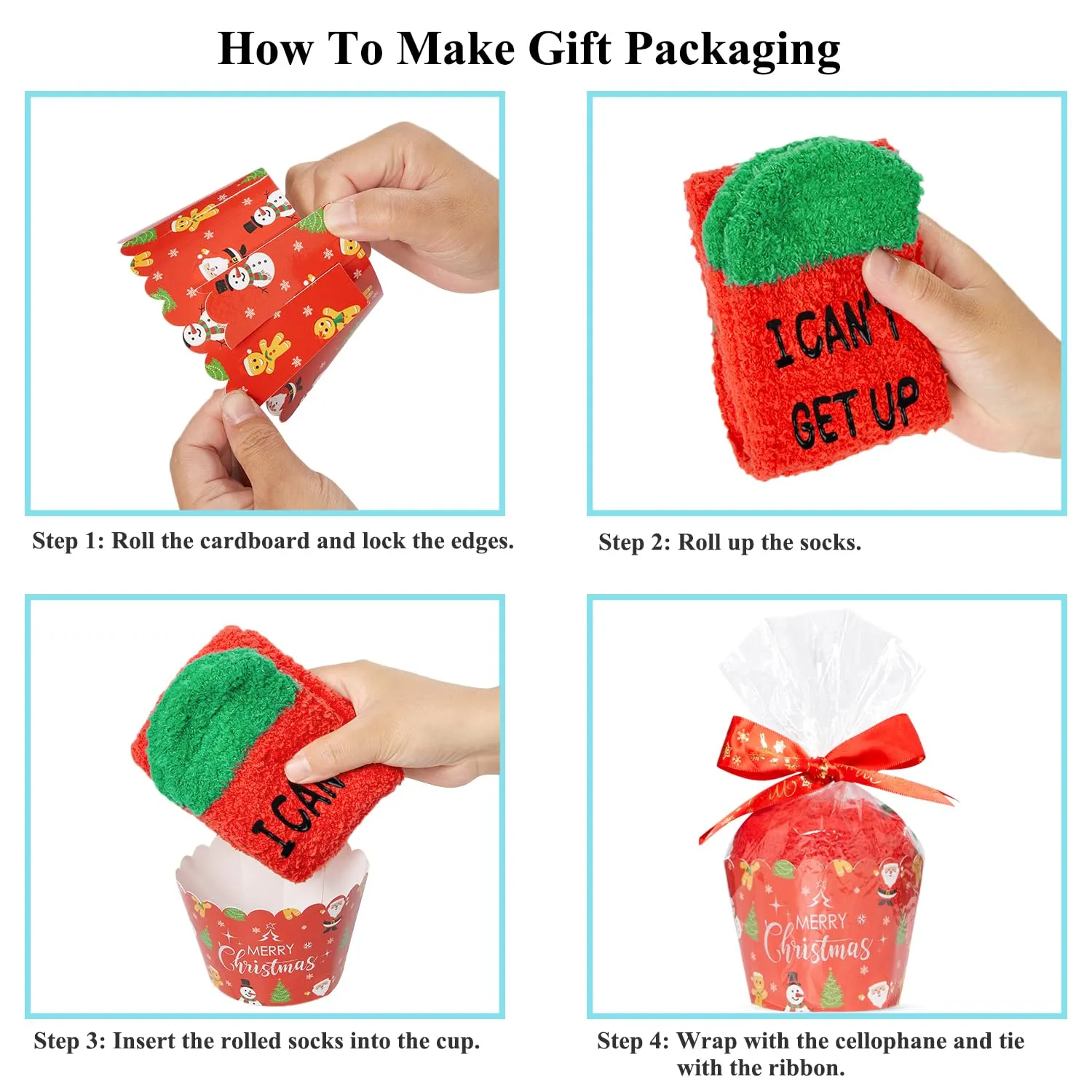 Funny Christmas Socks for Women - Holiday Socks Dog Mom Socks, Secret Santa Gifts Christmas Gifts Stocking Stuffers