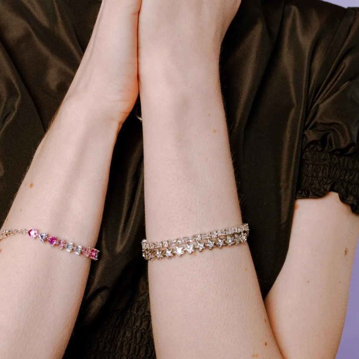 Galactic Tennis Bracelets