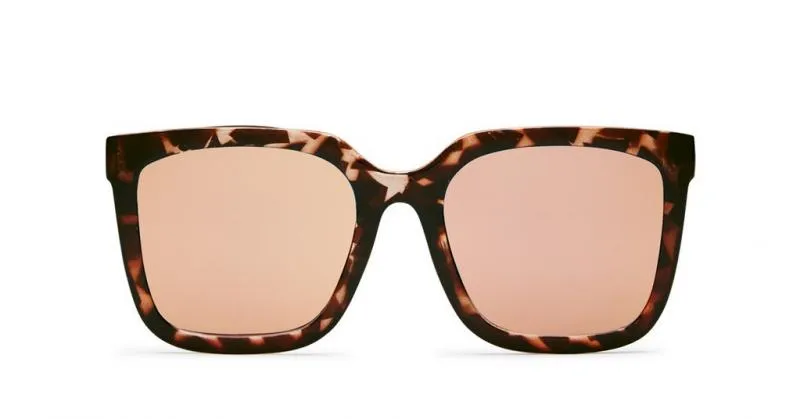 Genesis Sunglasses - Tortoise & Rose Mirror