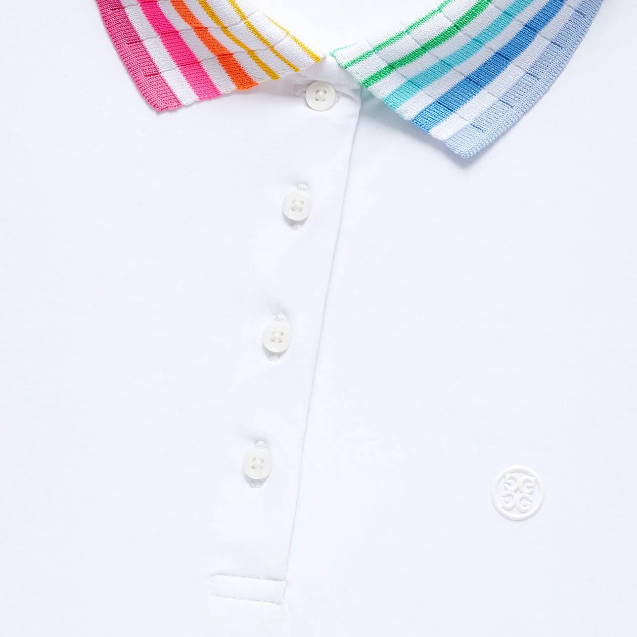 G/Fore Womens Silky Tech Nylon Sleeveless Polo - SNOW