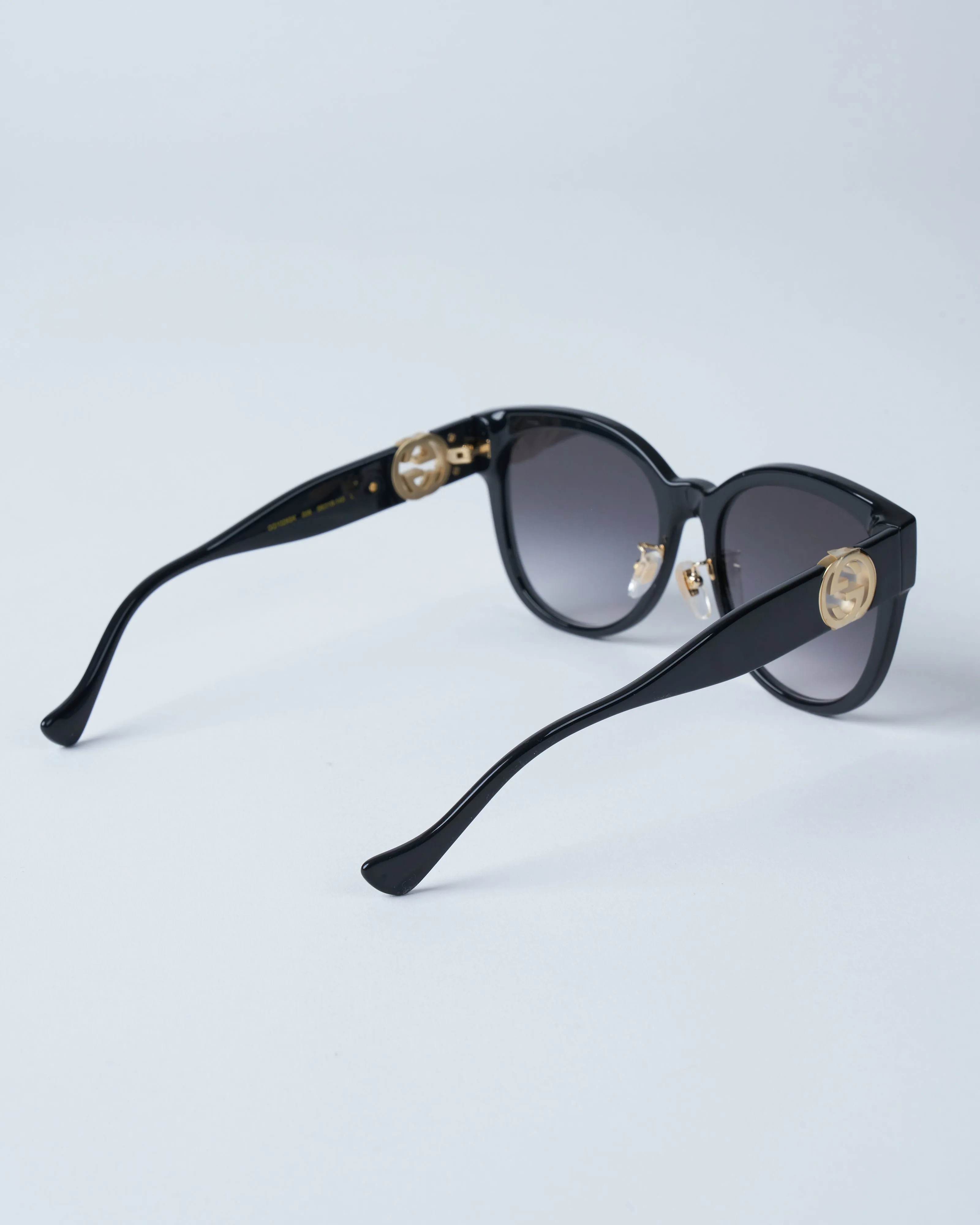 gg1028sk-006 acetate sunglasses - black/grey