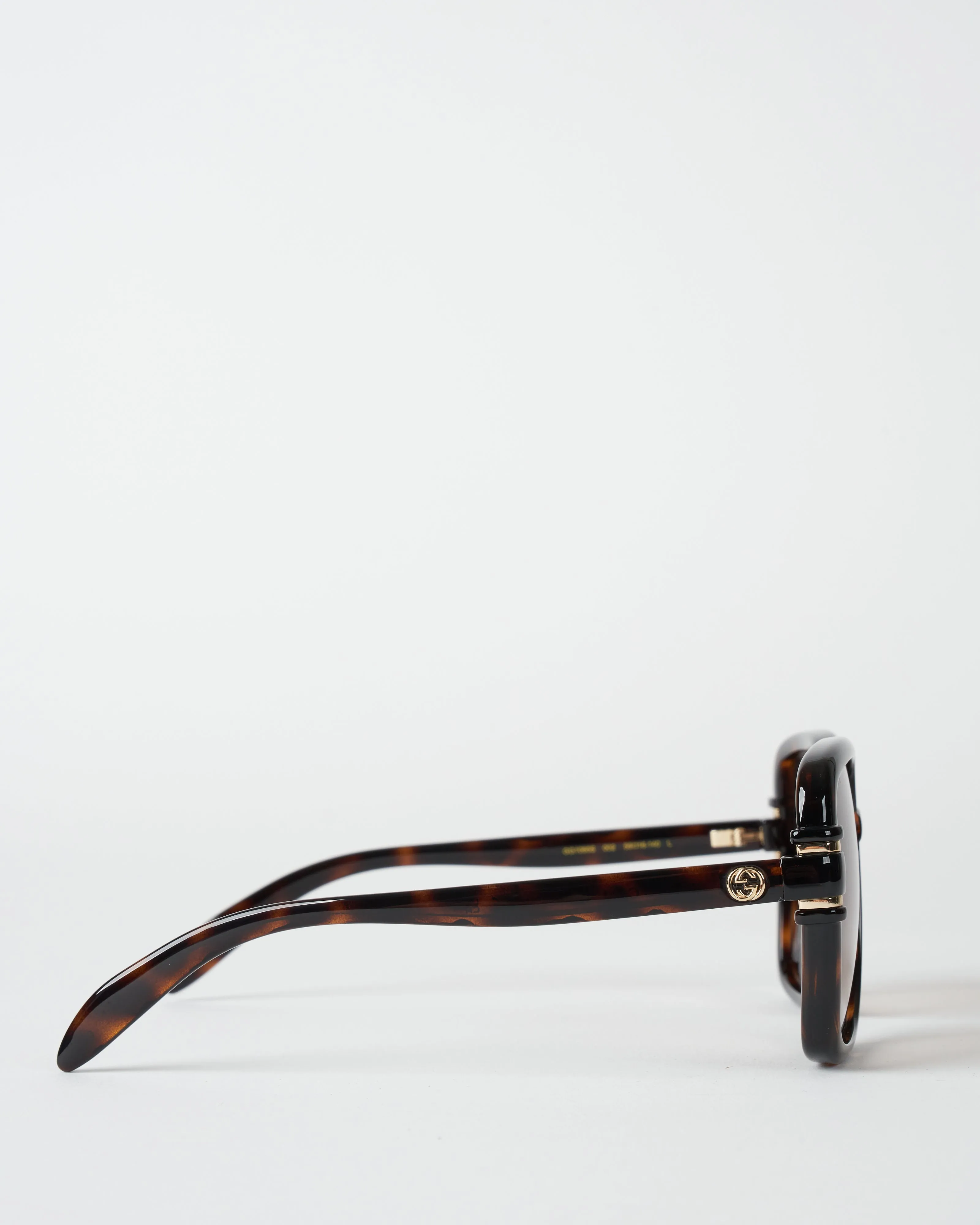 gg1066s-002 - square acetate havana brown
