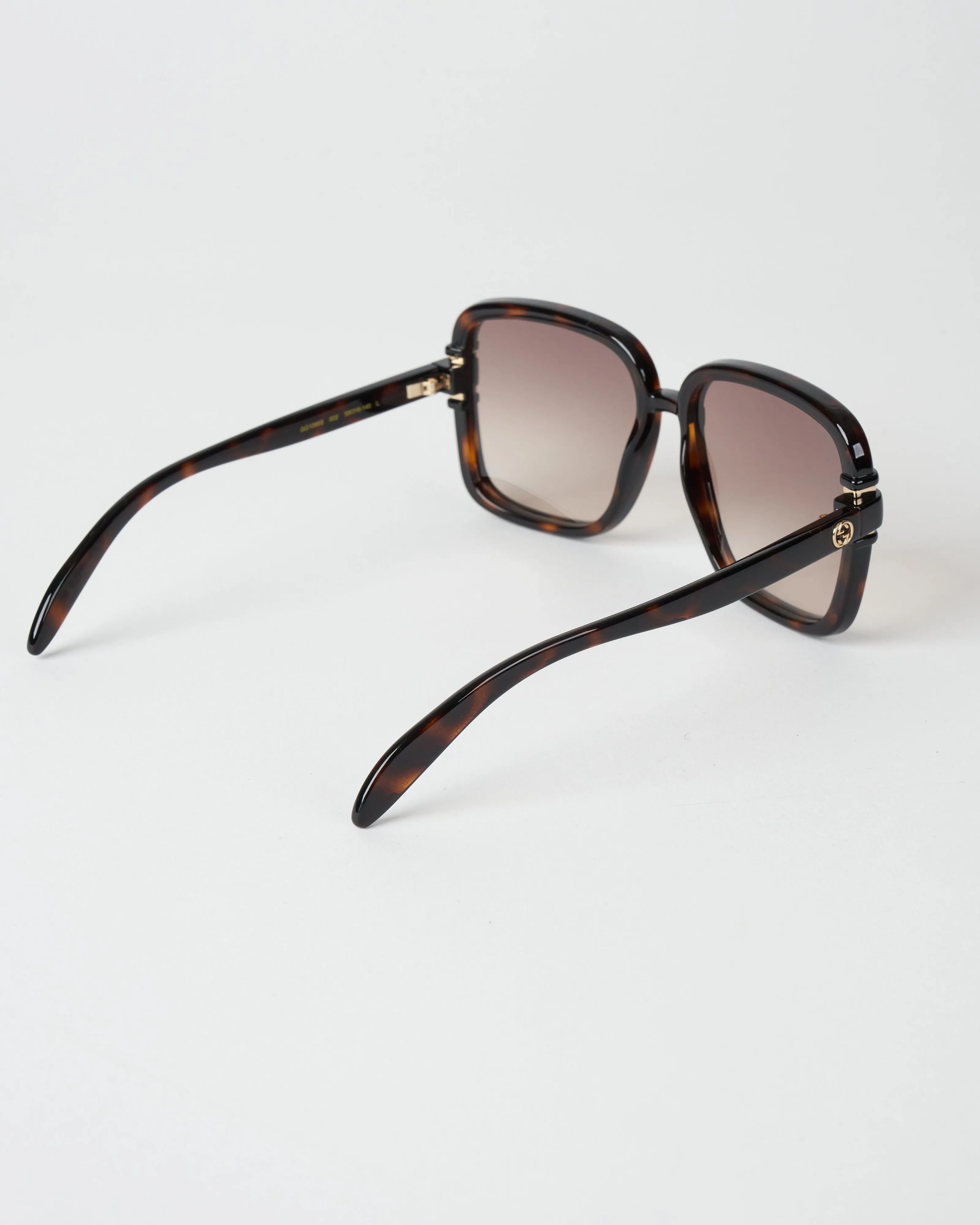 gg1066s-002 - square acetate havana brown