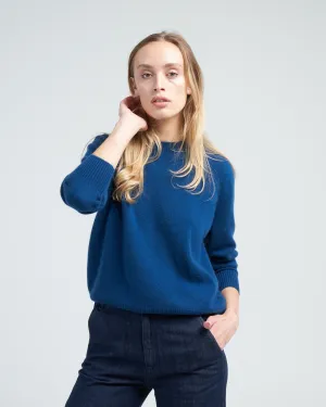 gigi sweater - teal blue