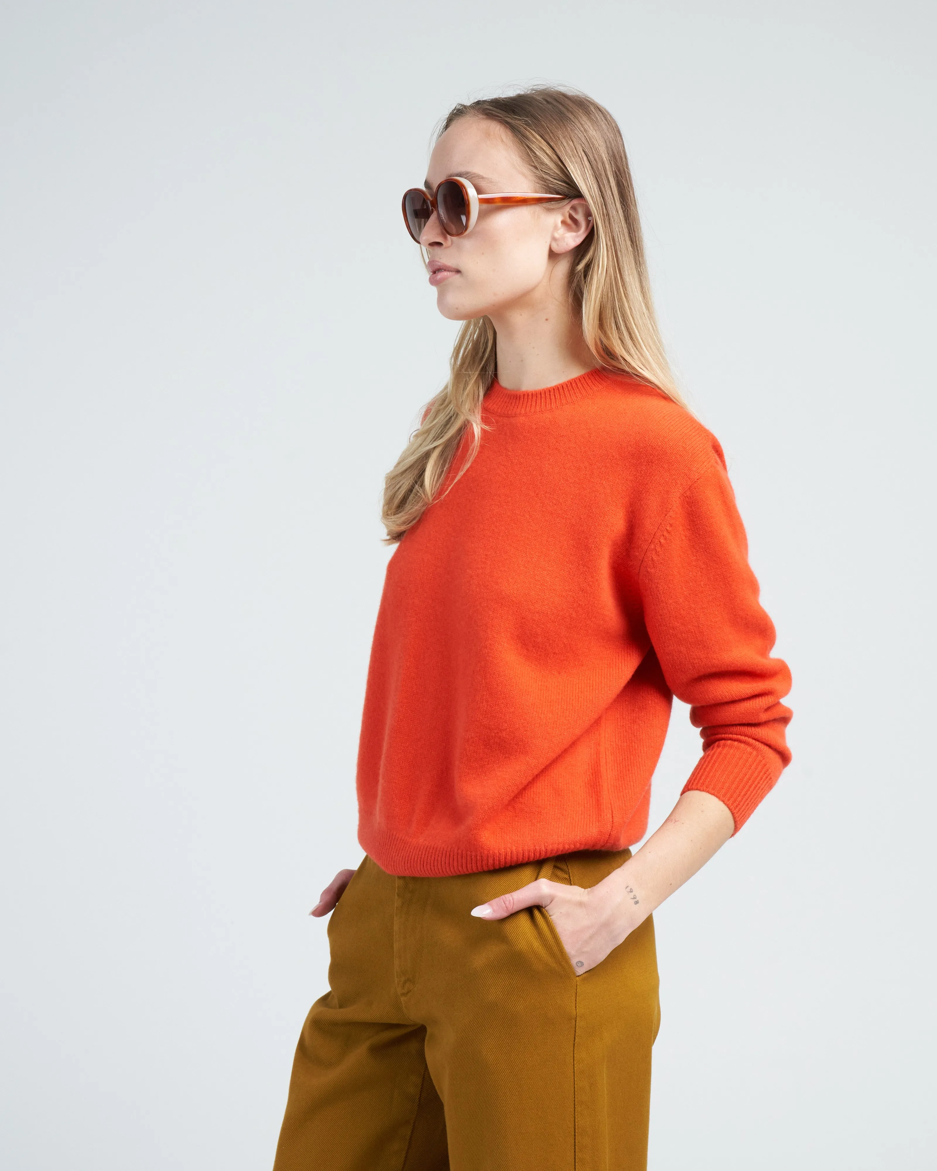 gigi sweater - vermilion