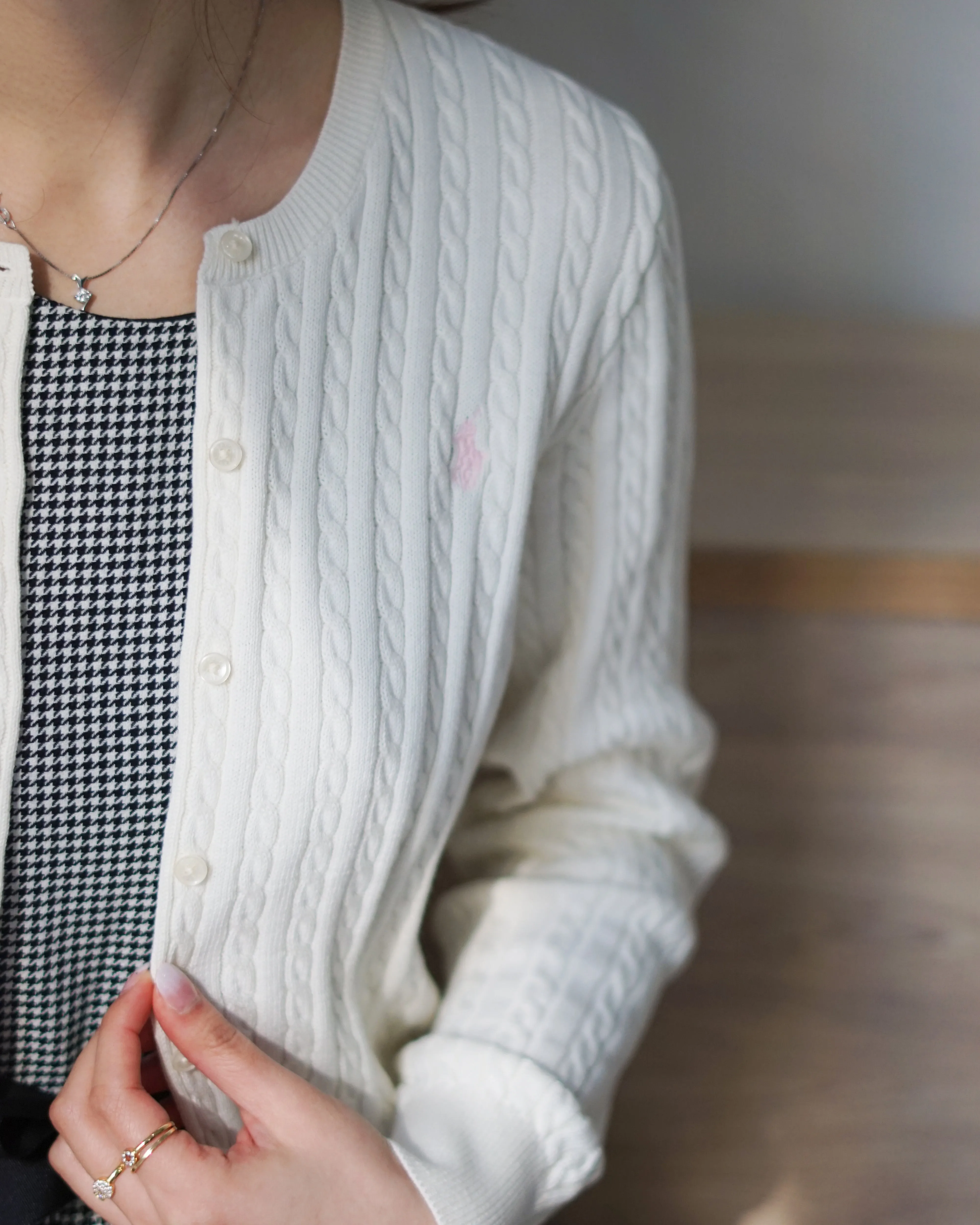 Girls Cable Knit Cardigan [PRE-ORDER]