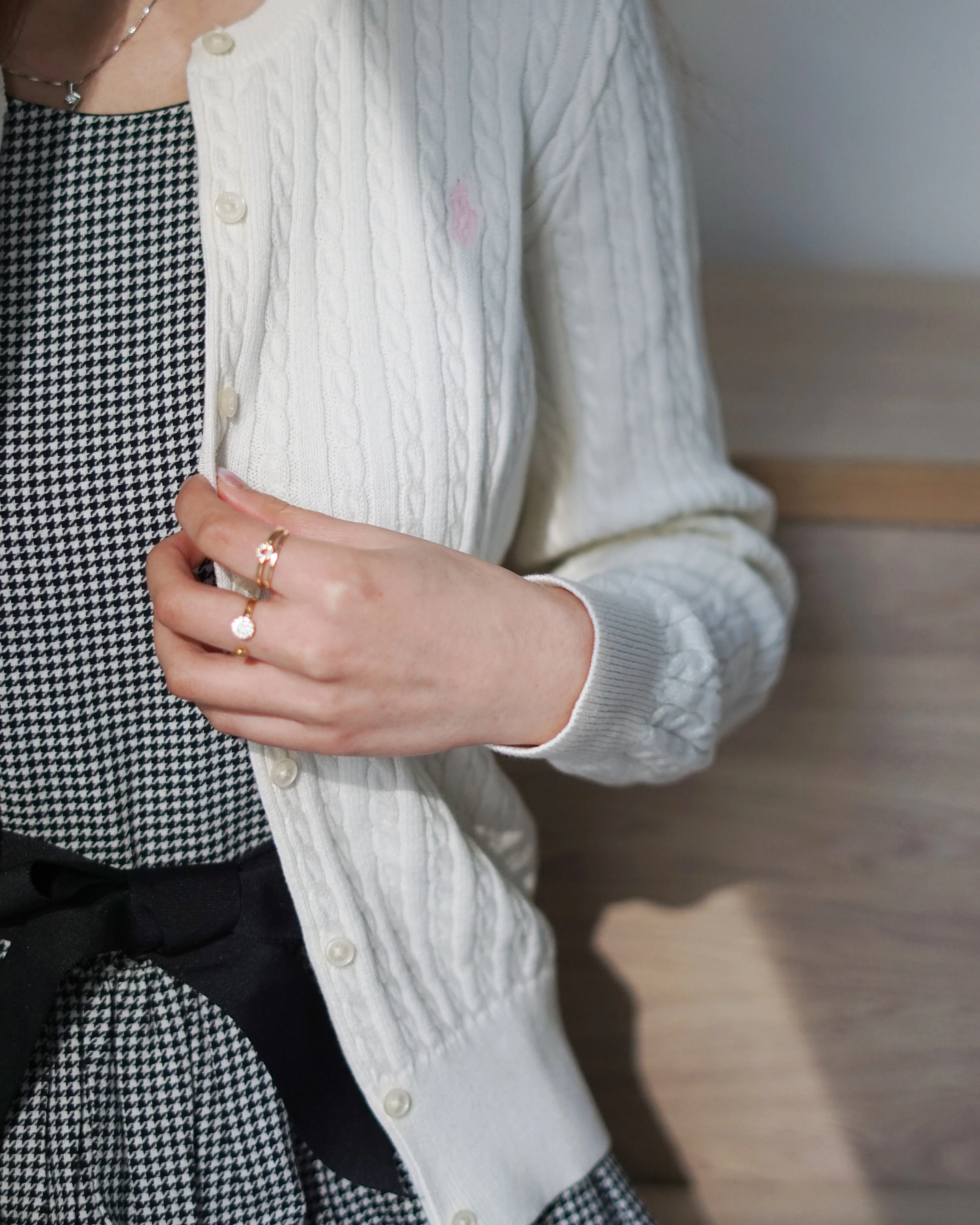 Girls Cable Knit Cardigan [PRE-ORDER]