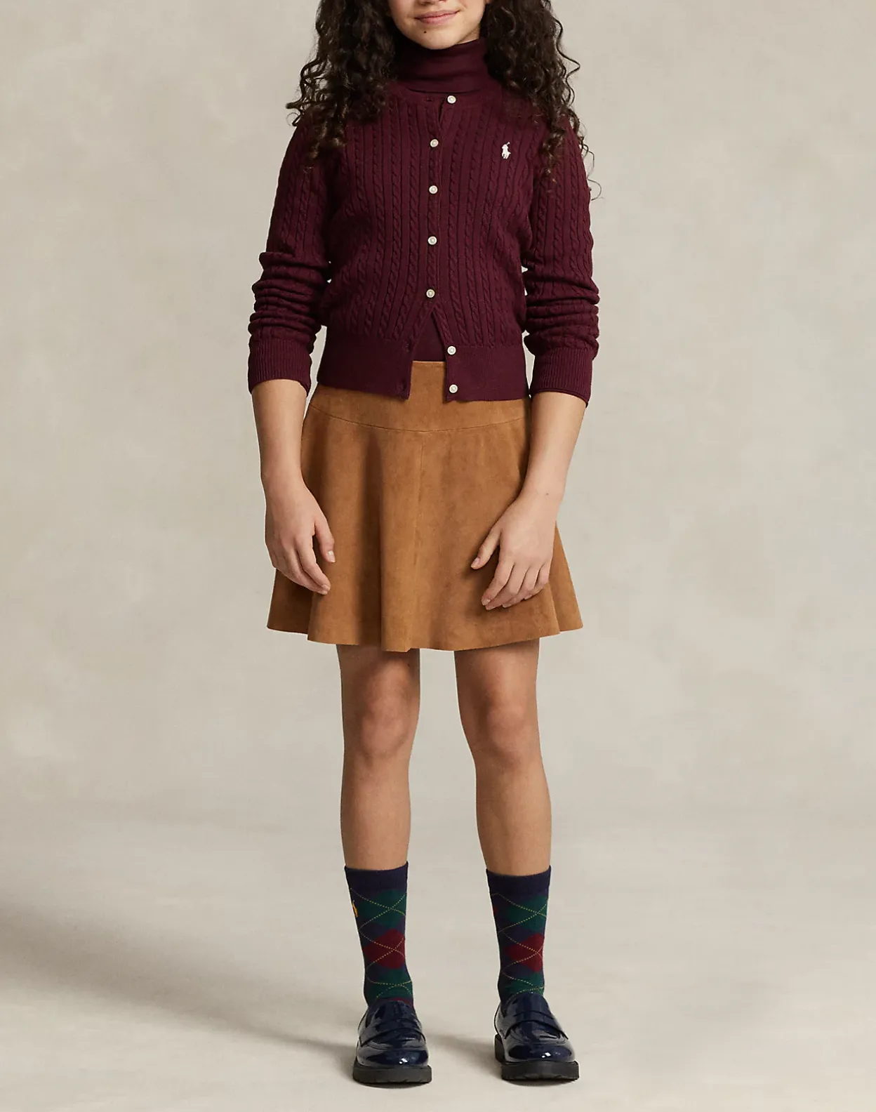 Girls Cable Knit Cardigan [PRE-ORDER]