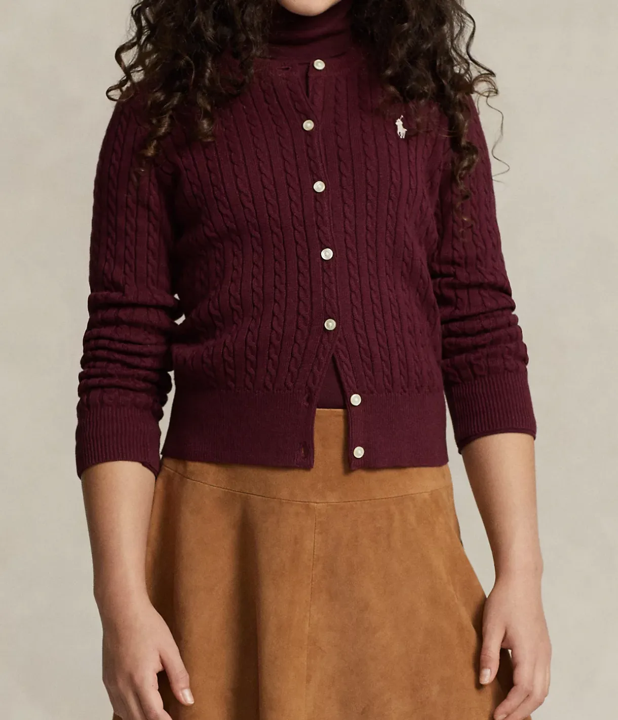 Girls Cable Knit Cardigan [PRE-ORDER]