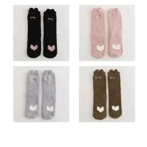 Girls' Coral Fleece Warm Sleep Socks