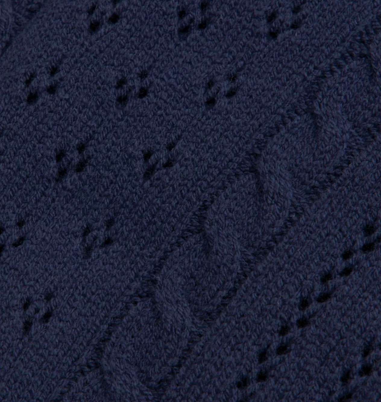 Girls Cropped Cable Knit Cardigan