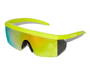 Glossy Yellow Vintage Mirrored Sunglasses