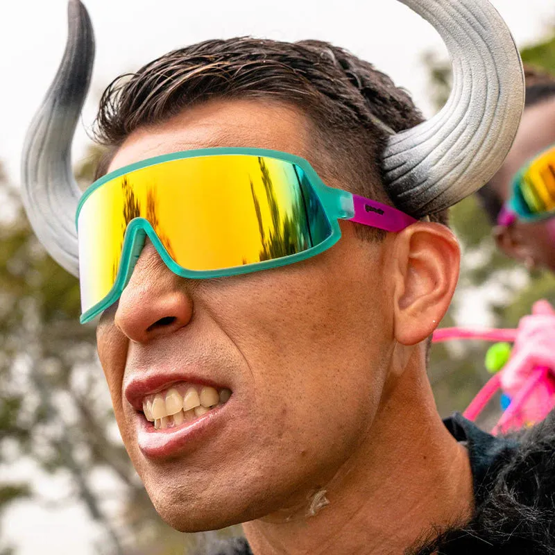 Goodr "Save a Bull, Ride a Rodeo Clown" Sunglasses (G00067-WG-AM3-RF)